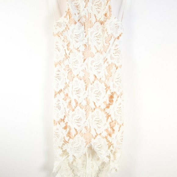 Keepsake Ivory 'I Will Wait' Floral Lace Dress NWT - Picture 5 of 9